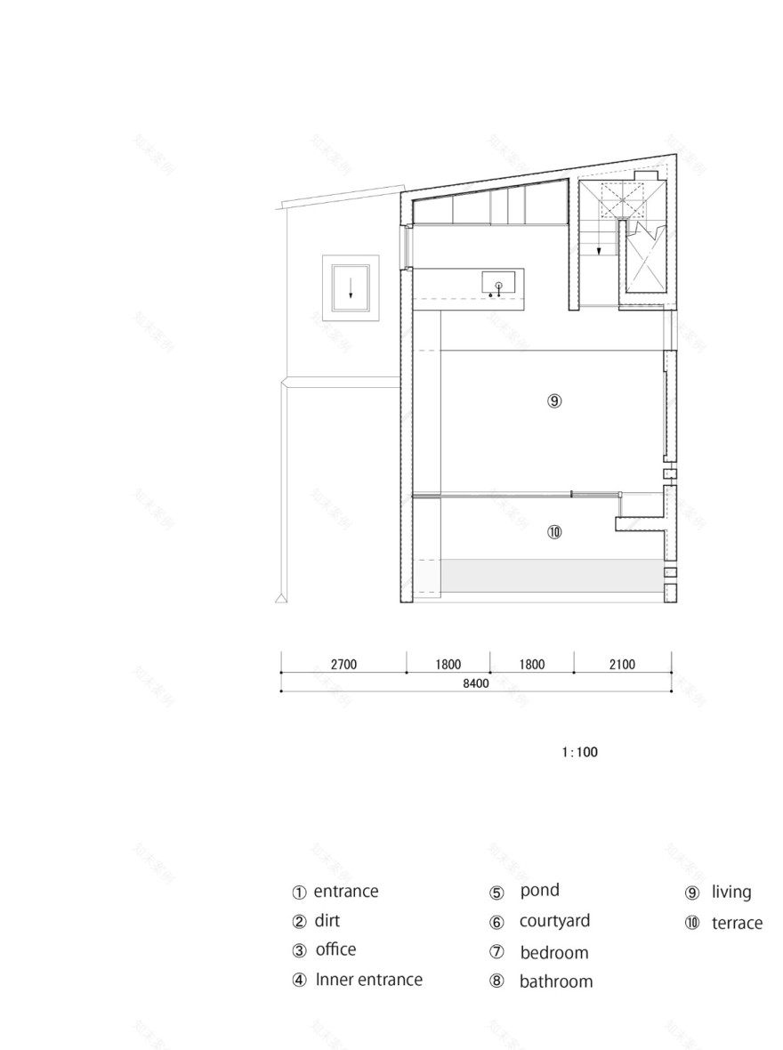 首发 | Gosize在日本围绕一个极简主义的池塘设计了自己的家庭工作室-27