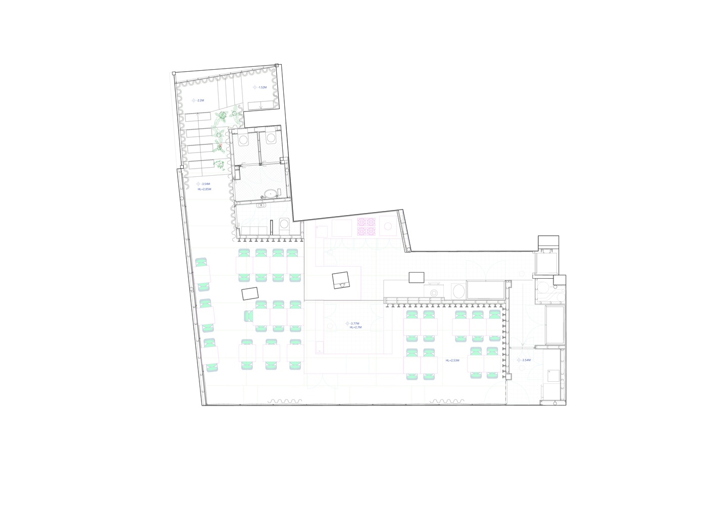 马德里中心地带的“超级大理石”餐厅-56