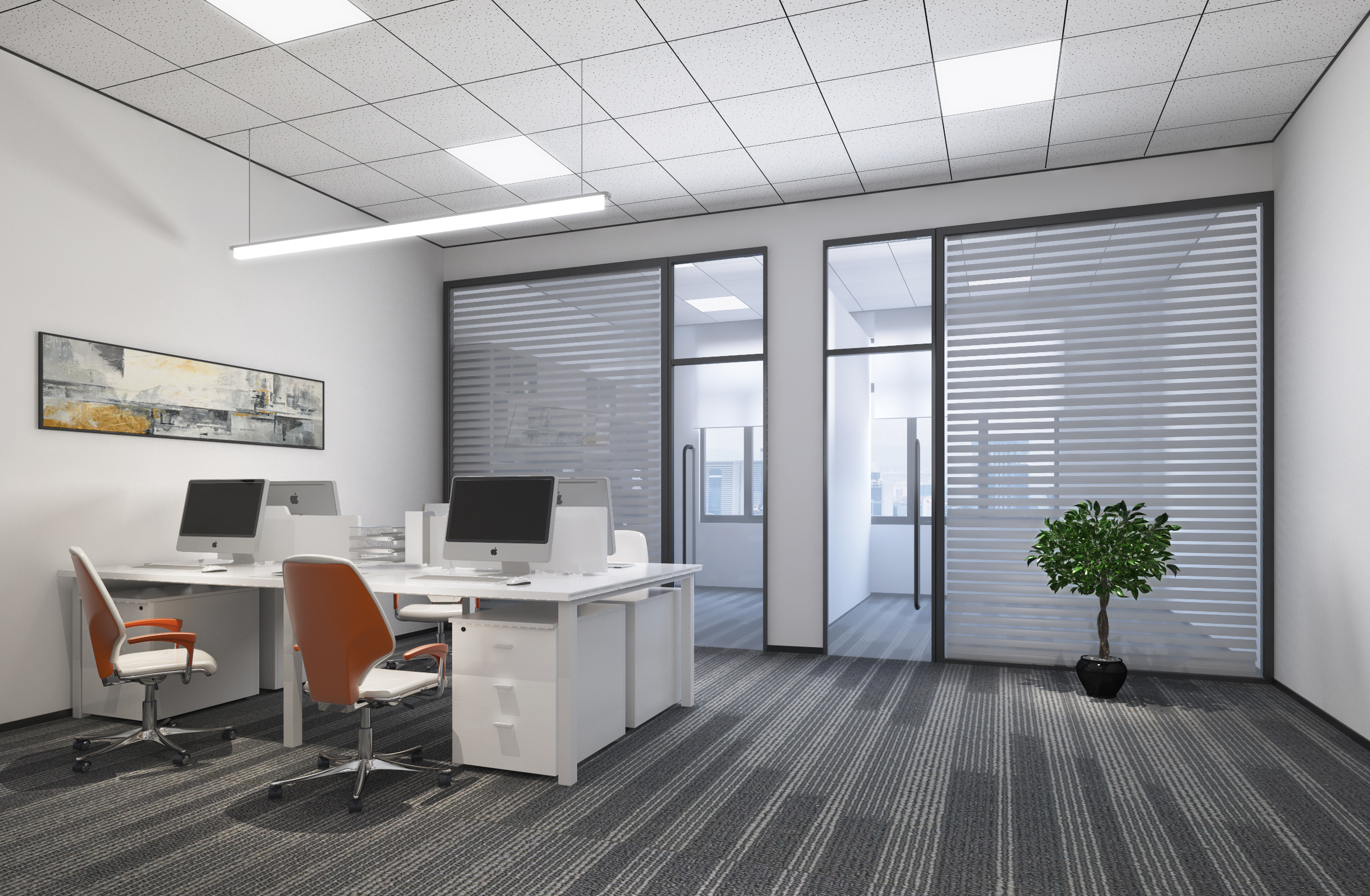 双汇电商办公室装修设计案例-10