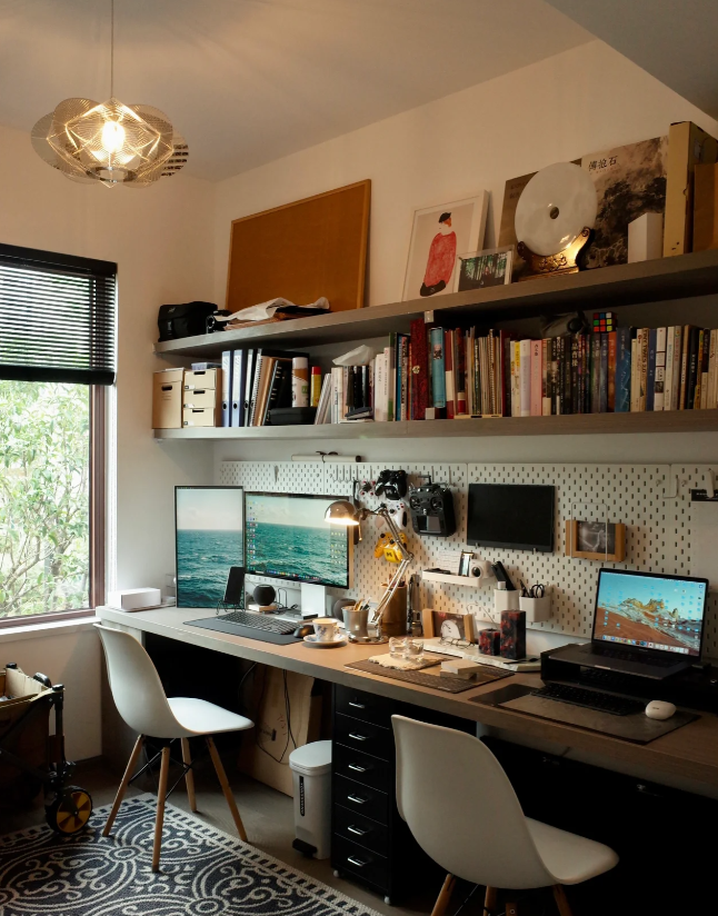 双人书房设计丨飞墨家-23