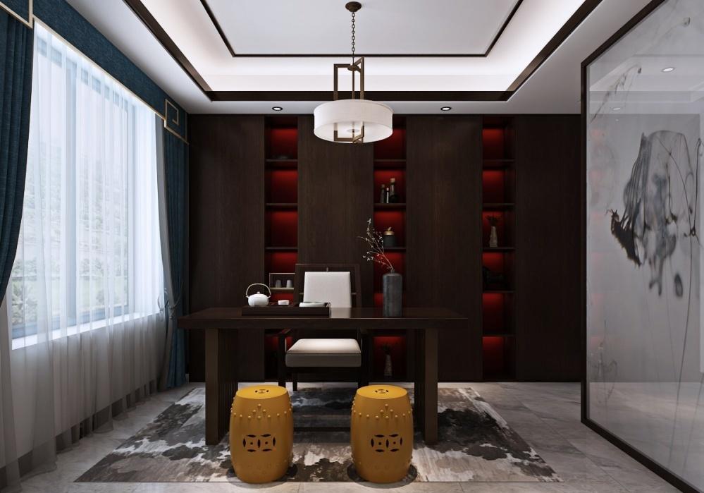 新中式风格打造诗意空间,温馨简约中展现生活品质-12