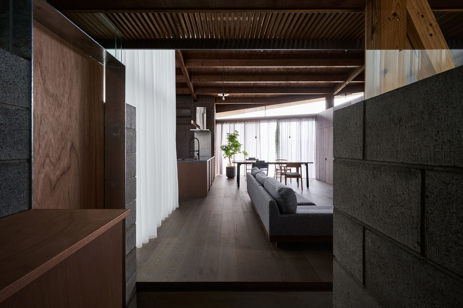 混凝土块住宅丨日本京都丨OHArchitecture-15