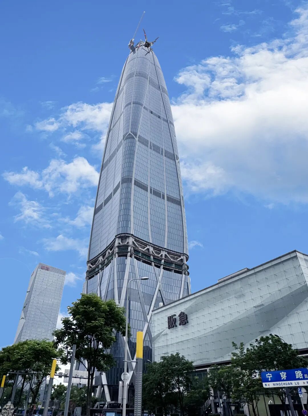 江河幕墙|浙江之巅409米宁波中心大厦：云端之上“莲花”绽放-16