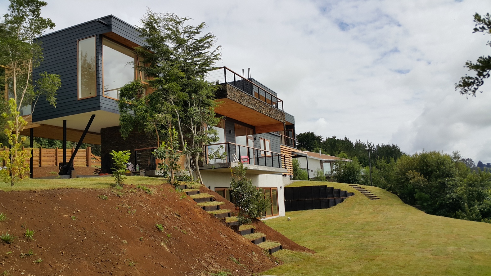 智利 Wulf House 湖畔别墅，融入景观与节能设计-32