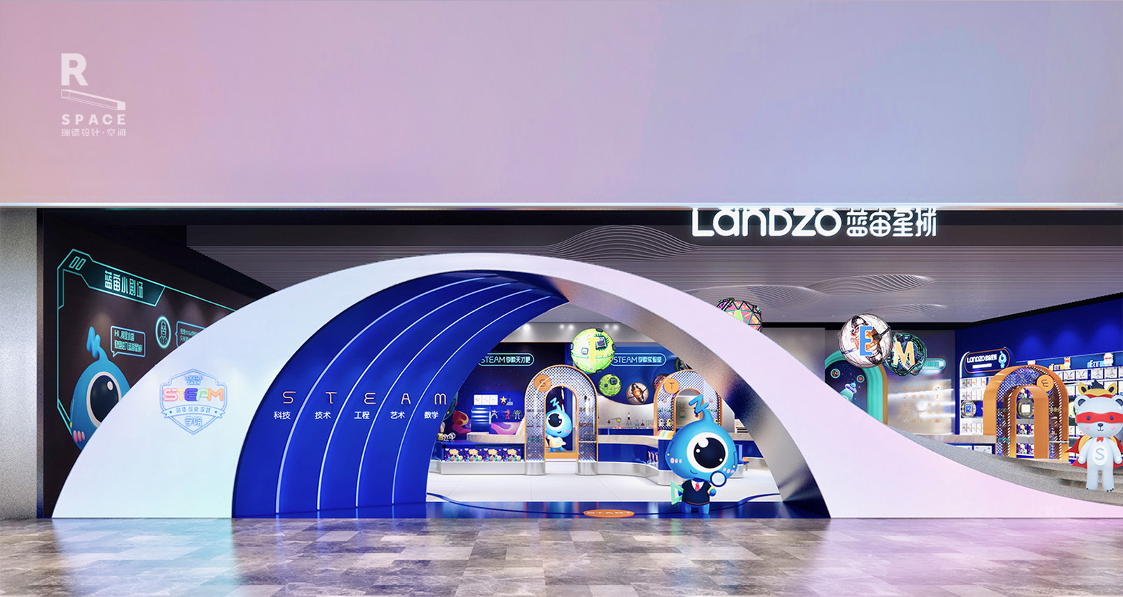 蓝宙星球体验店空间设计丨瑞德设计·空间-9