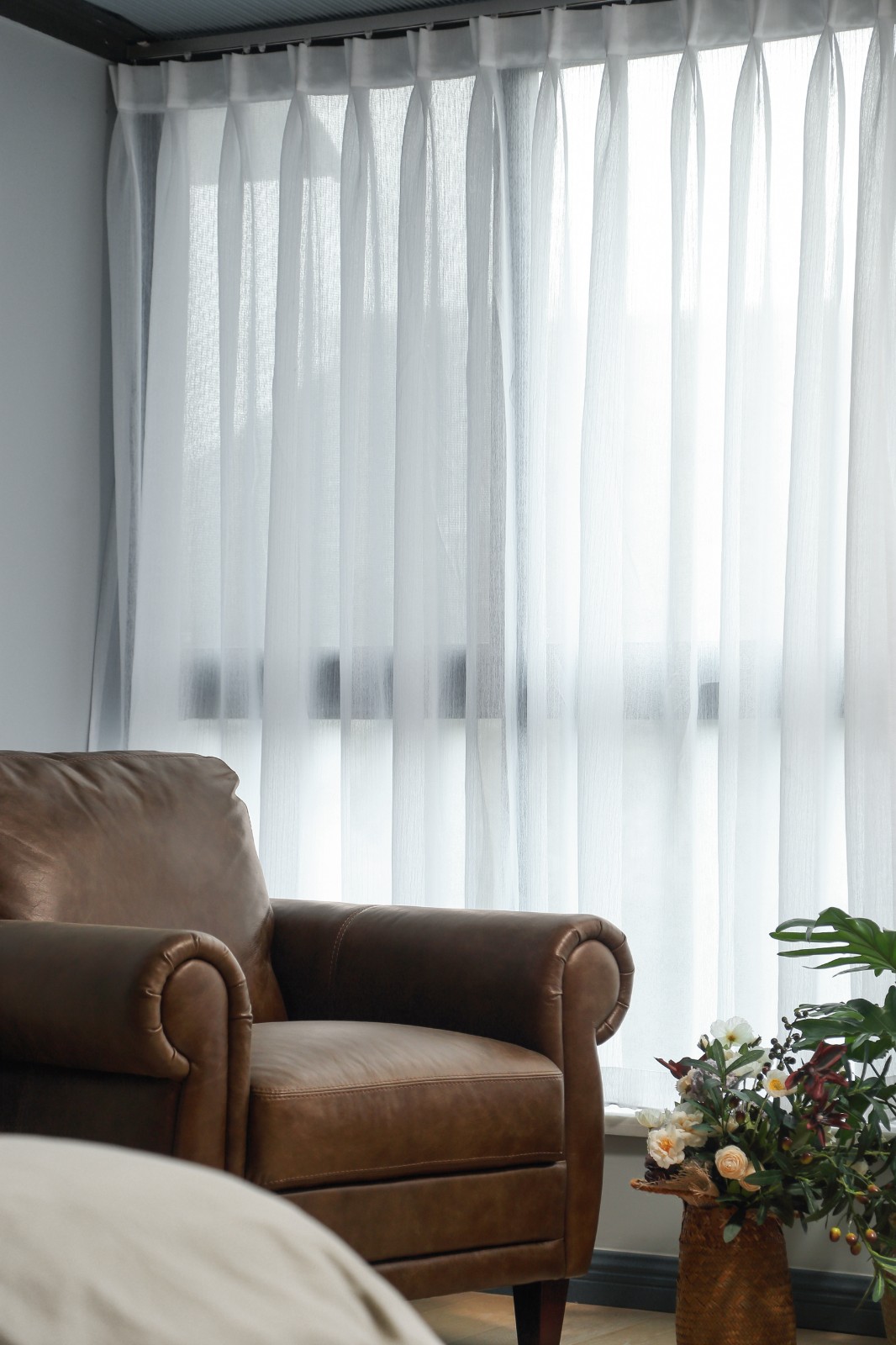 清羽设计 · 成都 178㎡优雅灰蓝家居,打造舒缓港湾氛围-41