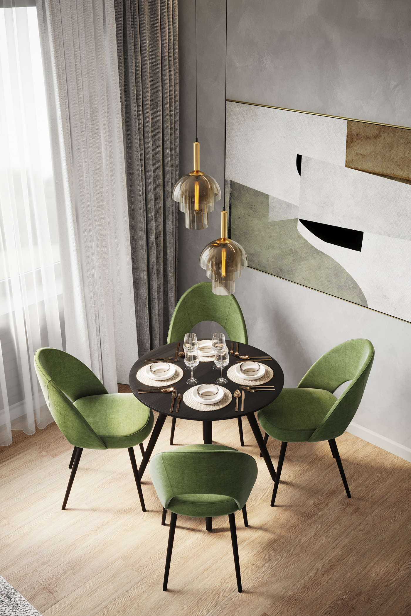 现代简约客厅设计丨FROLOVA DESIGN-4