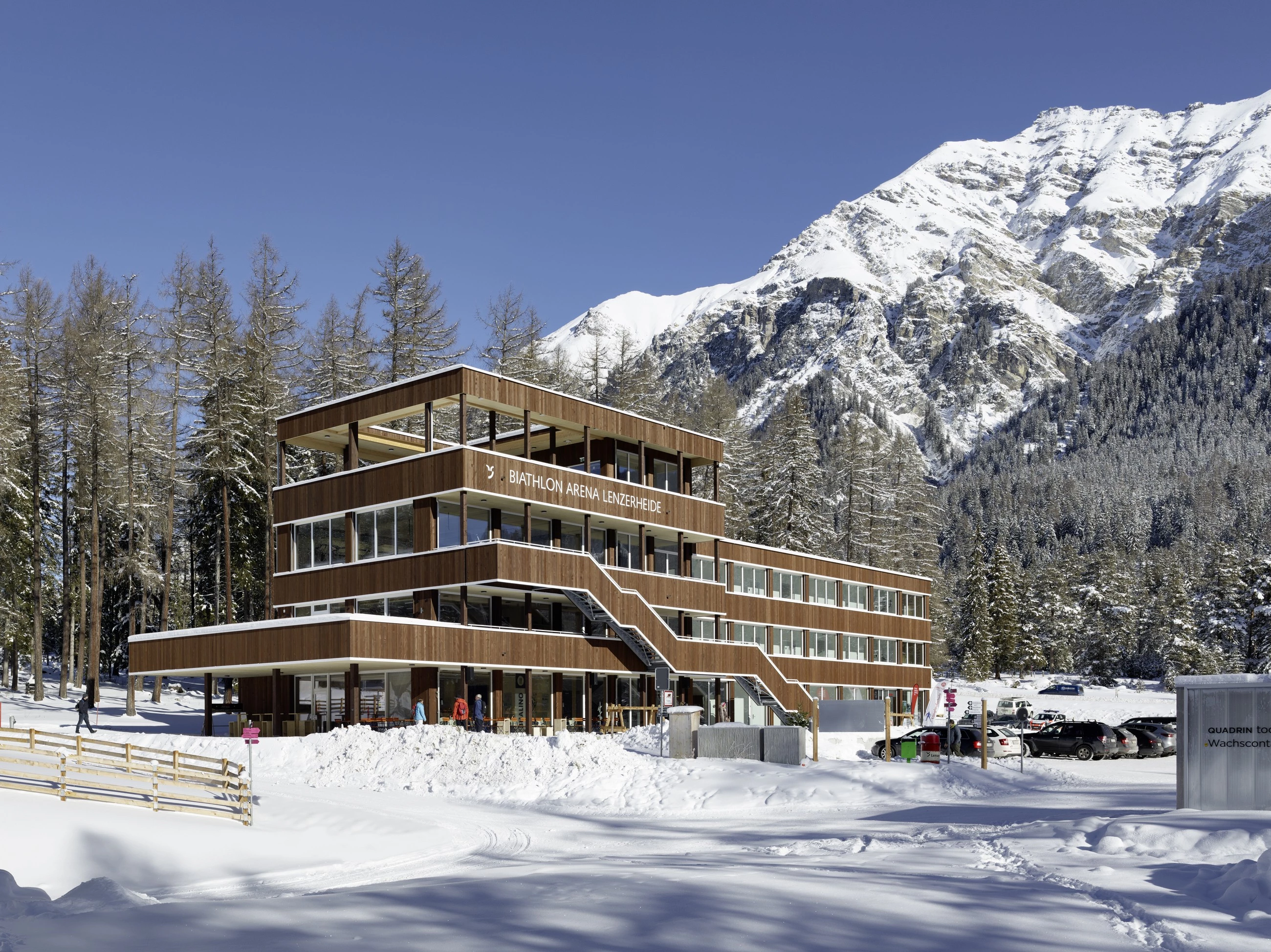 瑞士 Biathlon Arena Lenzerheide 新中心——动态北欧馆-17