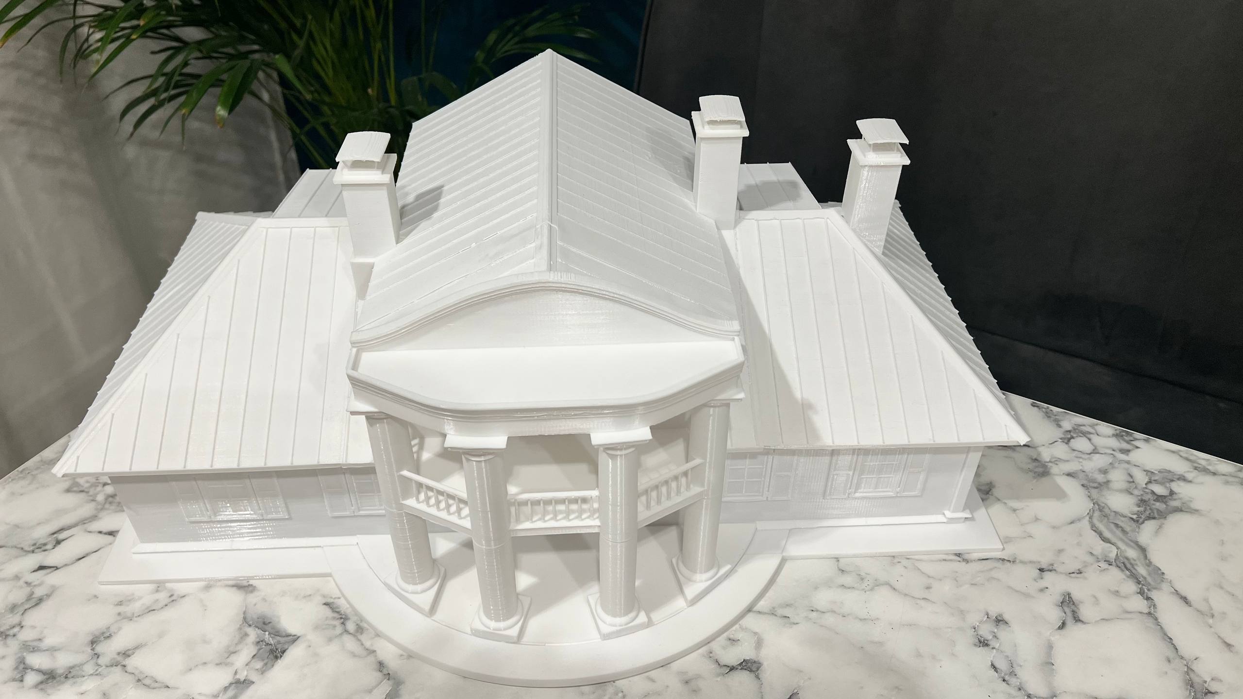 Project 3D Modeling for 3d print: House-4
