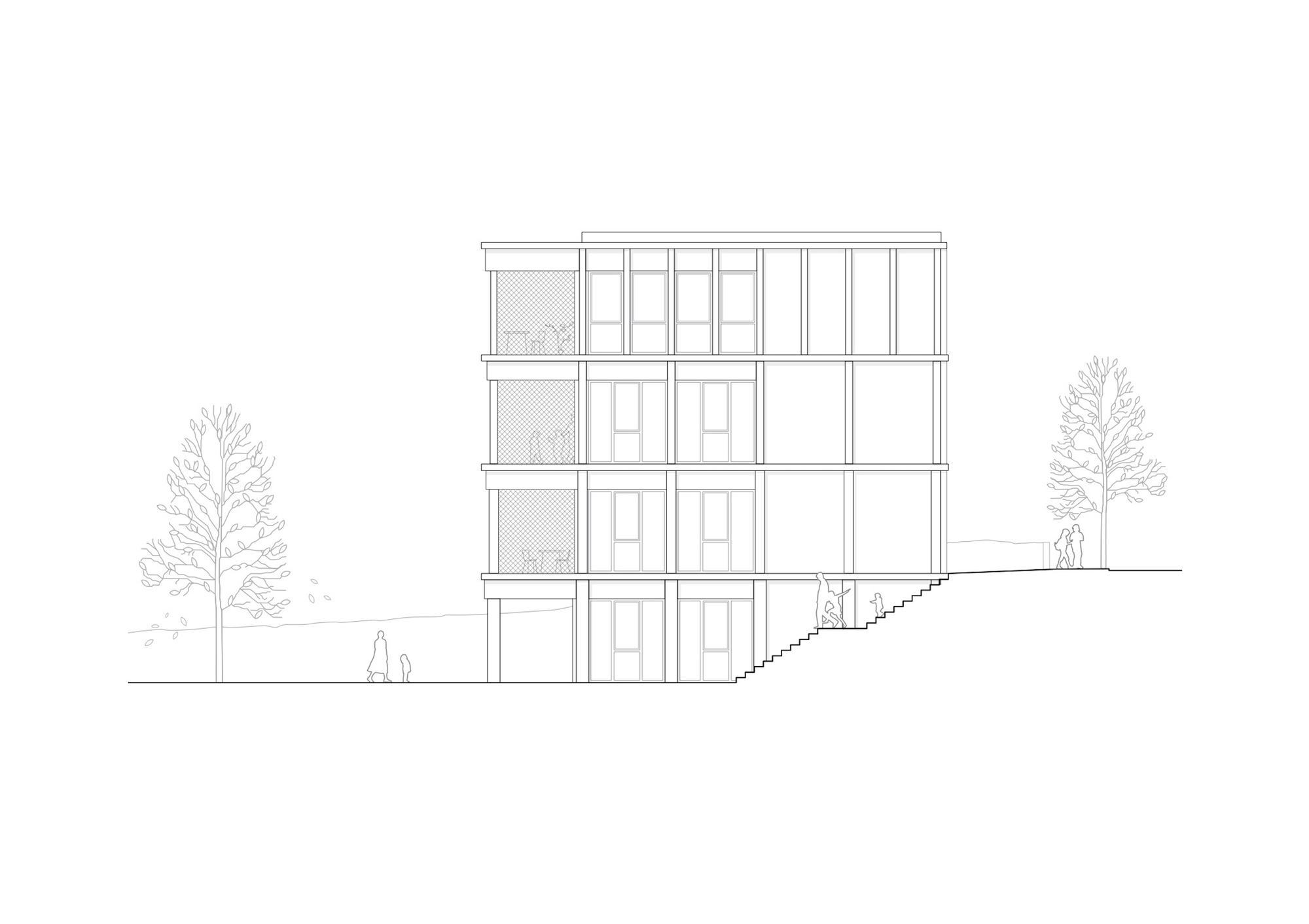 Collège des Parcs School Extension and two Sport Halls / Stoa architectes-50