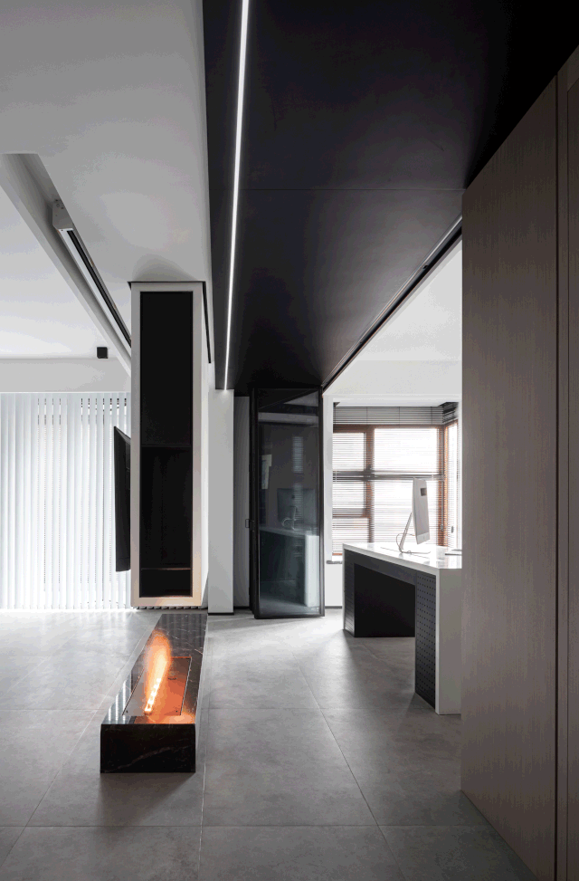 《霁月》 | 重构边界，光与空气舒展空间的婚房设计-78