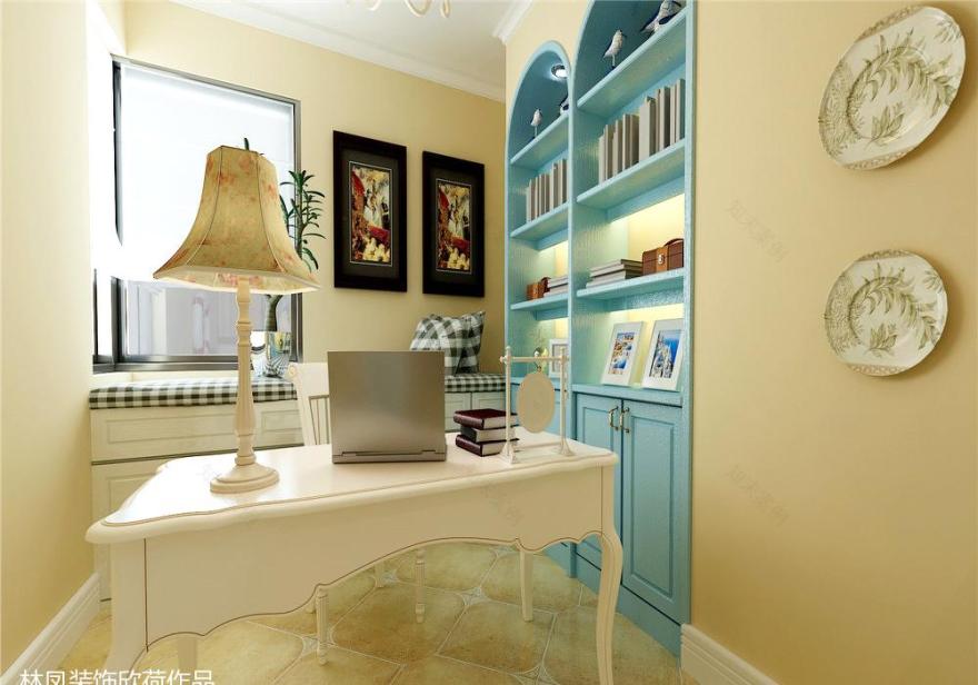 沈阳林凤装饰金地铂悦地中海风格装修案例-10