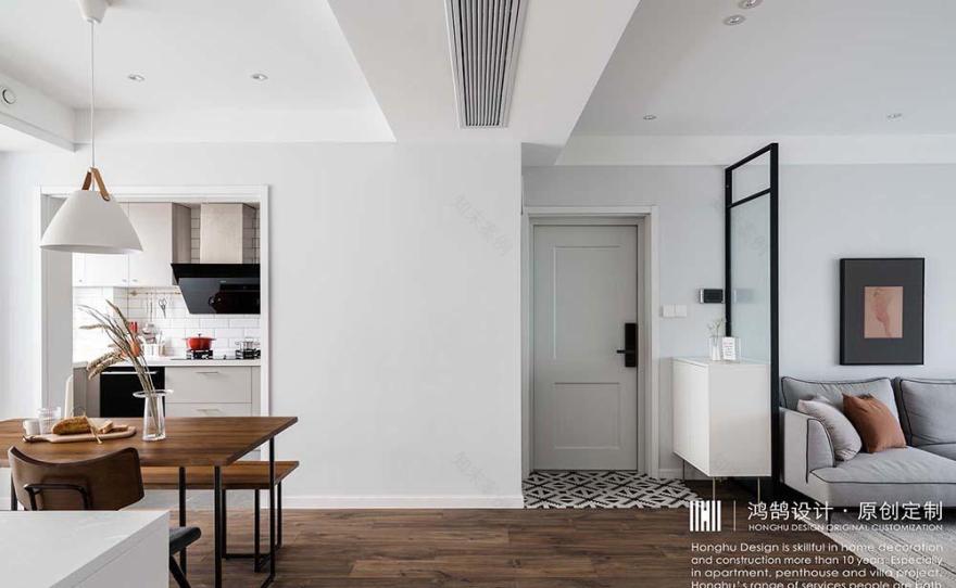 打通北阳台,打造观景吧台休闲区-8