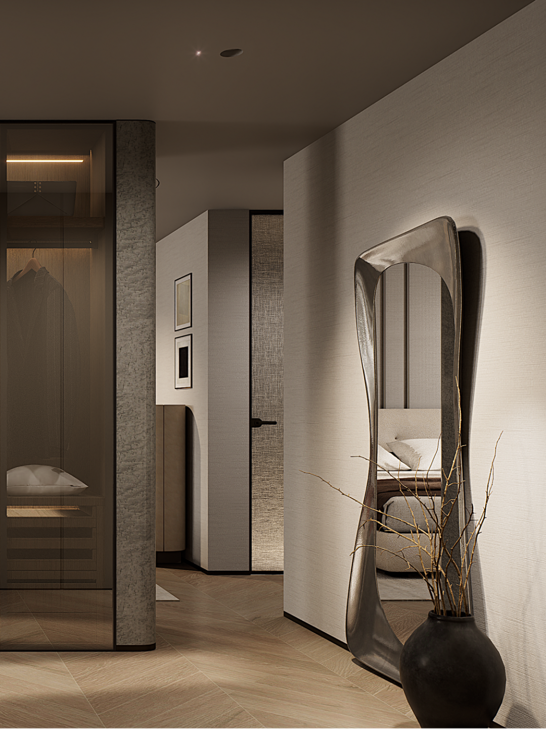 MORNING·私宅|金沙大境湾300㎡轻奢跃层，都市新贵的艺术栖居。-67