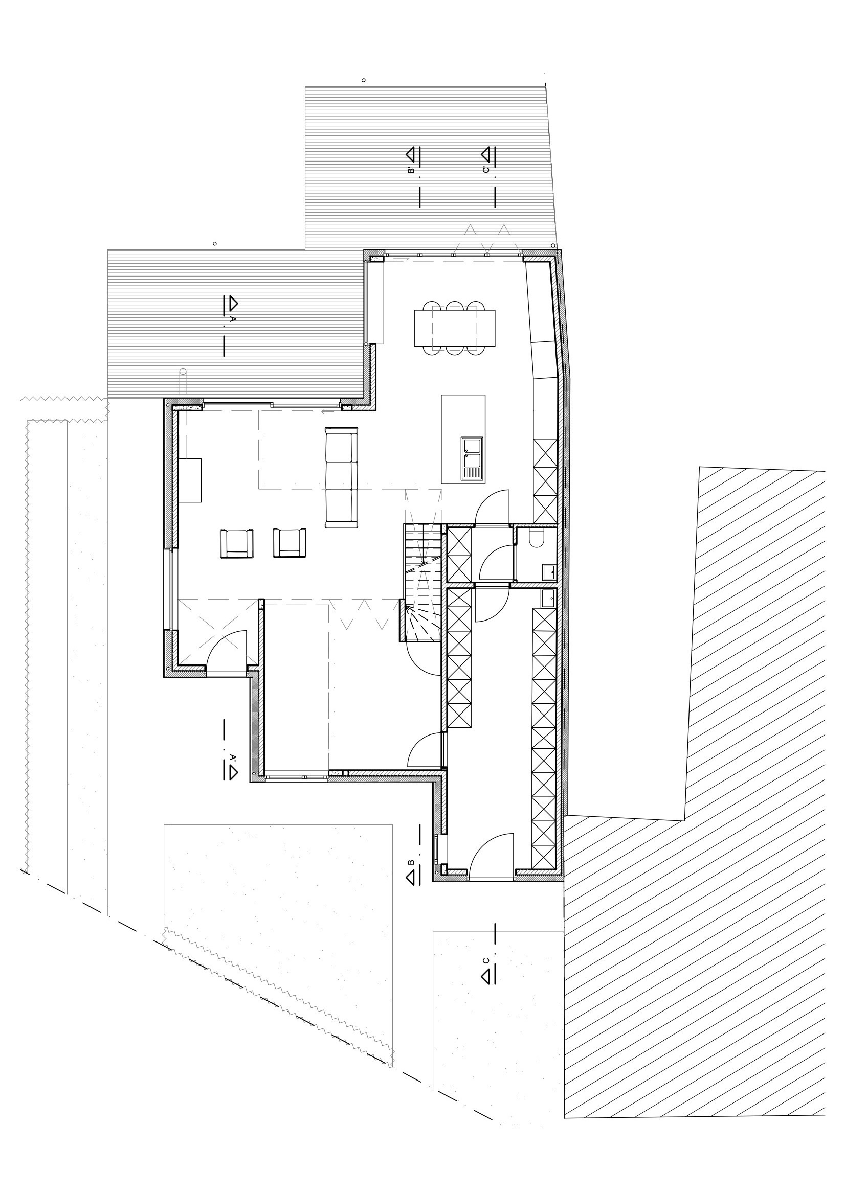 带有写作棚屋的房子丨比利时丨Atelier Tom Vanhee-14