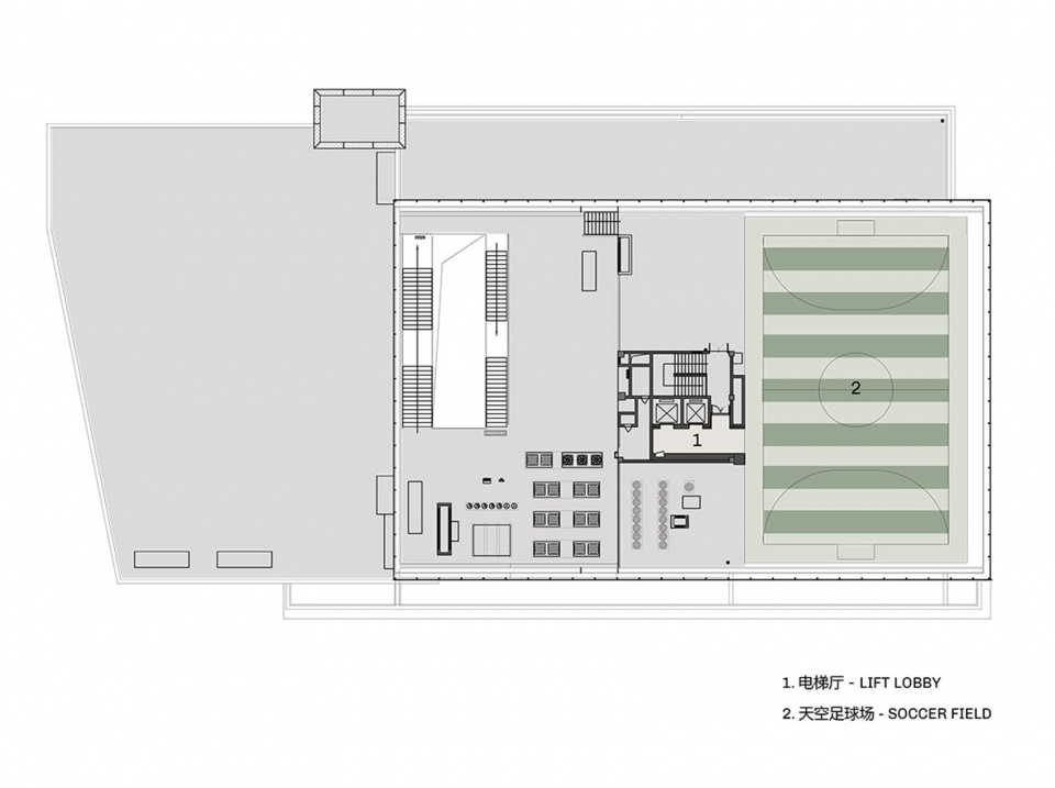 杭州万科天空之城体育中心室内设计丨中国杭州丨MDO 木君建筑设计-66