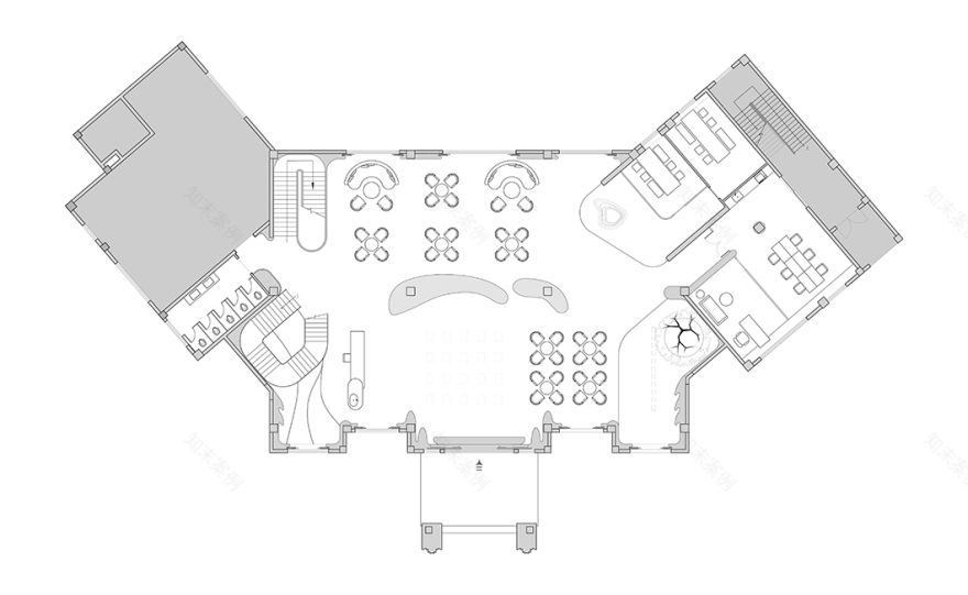 光与几何的极简艺术空间 · 绿意盎然的梦幻家居会所丨大诺营造-60