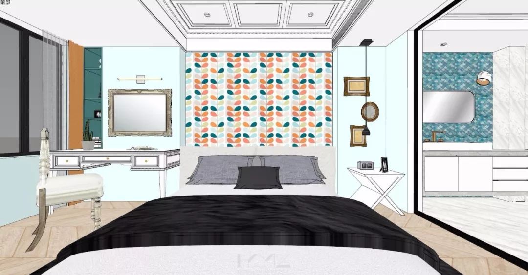 南京现代混搭风格客厅,360°旋转电视架酷炫登场-51