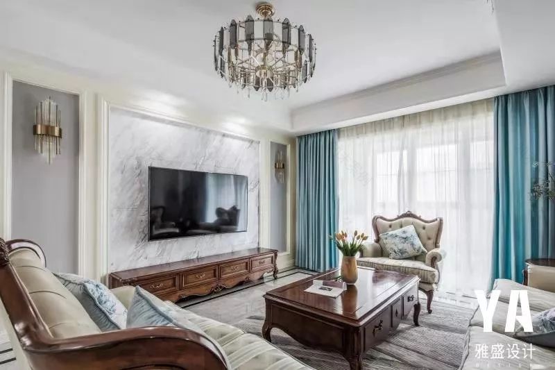 轻美式风打造 141 平米温馨空间-2