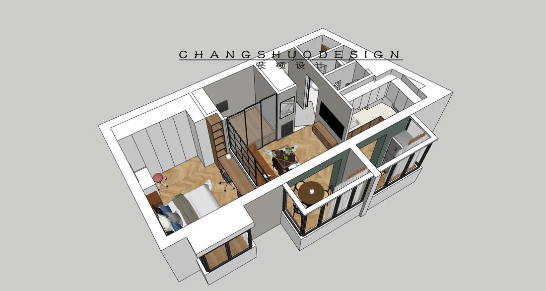 复古柏林风格平层宅设计丨中国北京丨苌硕-28