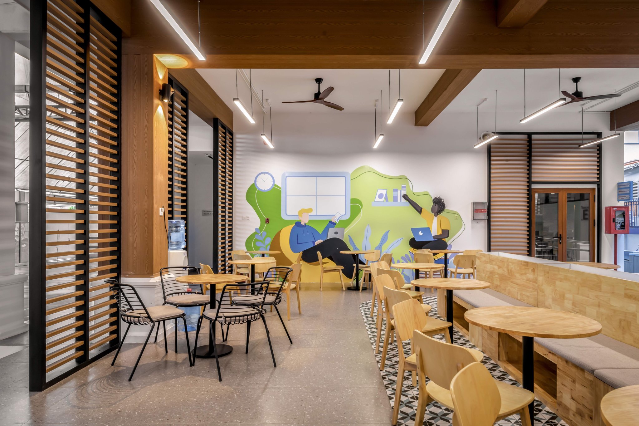 ISHCMC 员工食堂和自助餐厅丨Vacons Architects-12