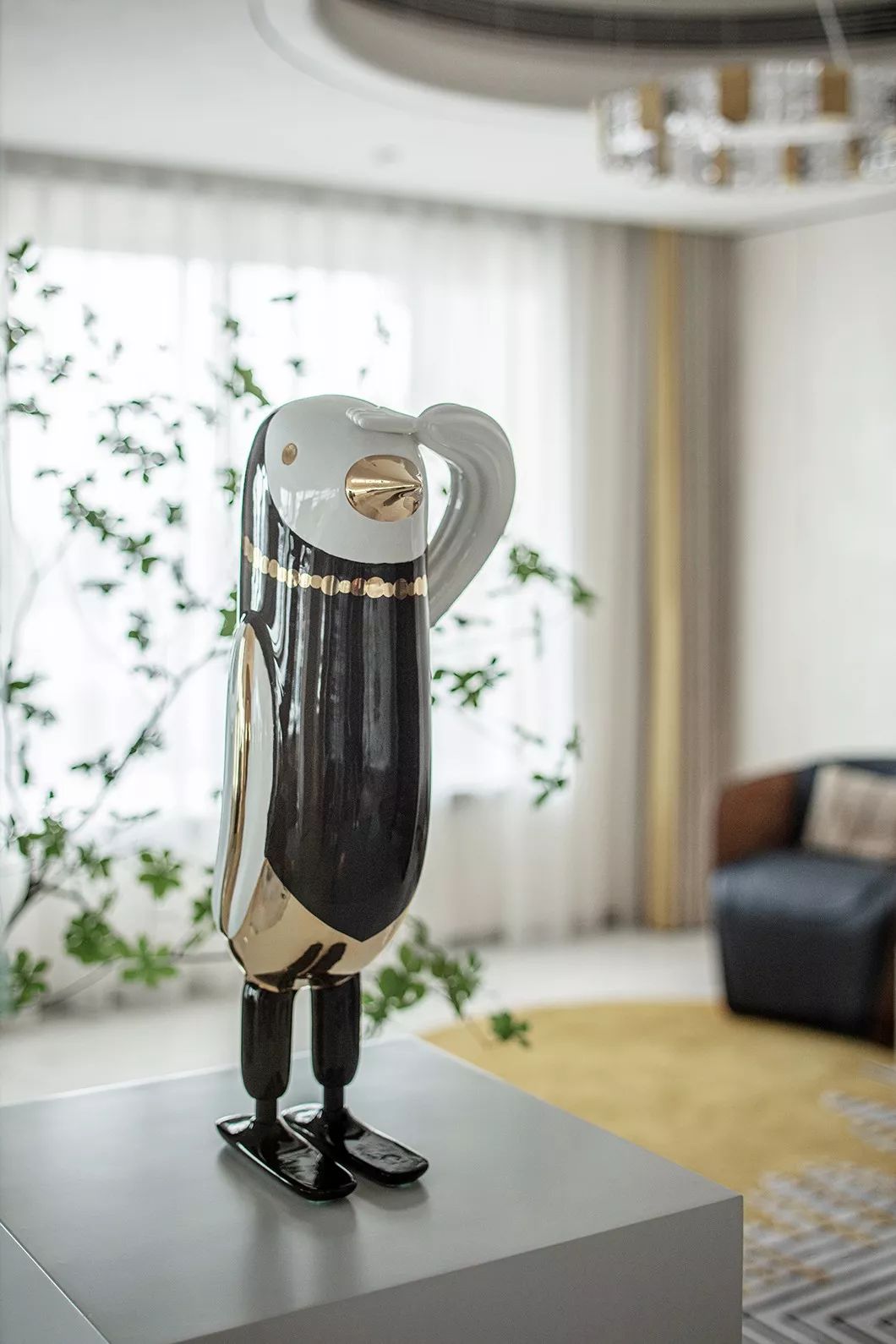 上海顶层复式豪宅，融入艺术与音乐的生活空间-13