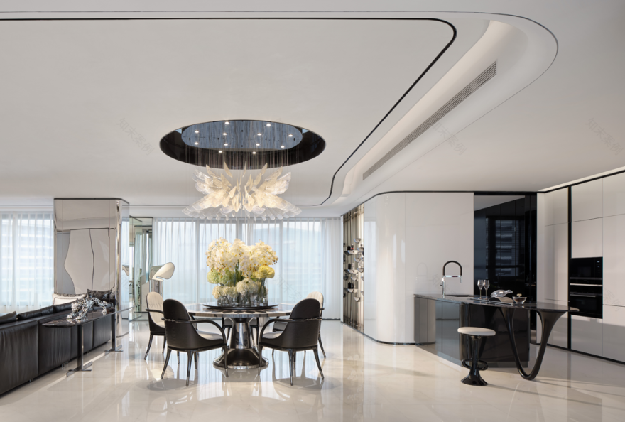 朴悦新作丨重庆塔尖天际豪宅:新希望D10天际·黑珍珠设计方案-93