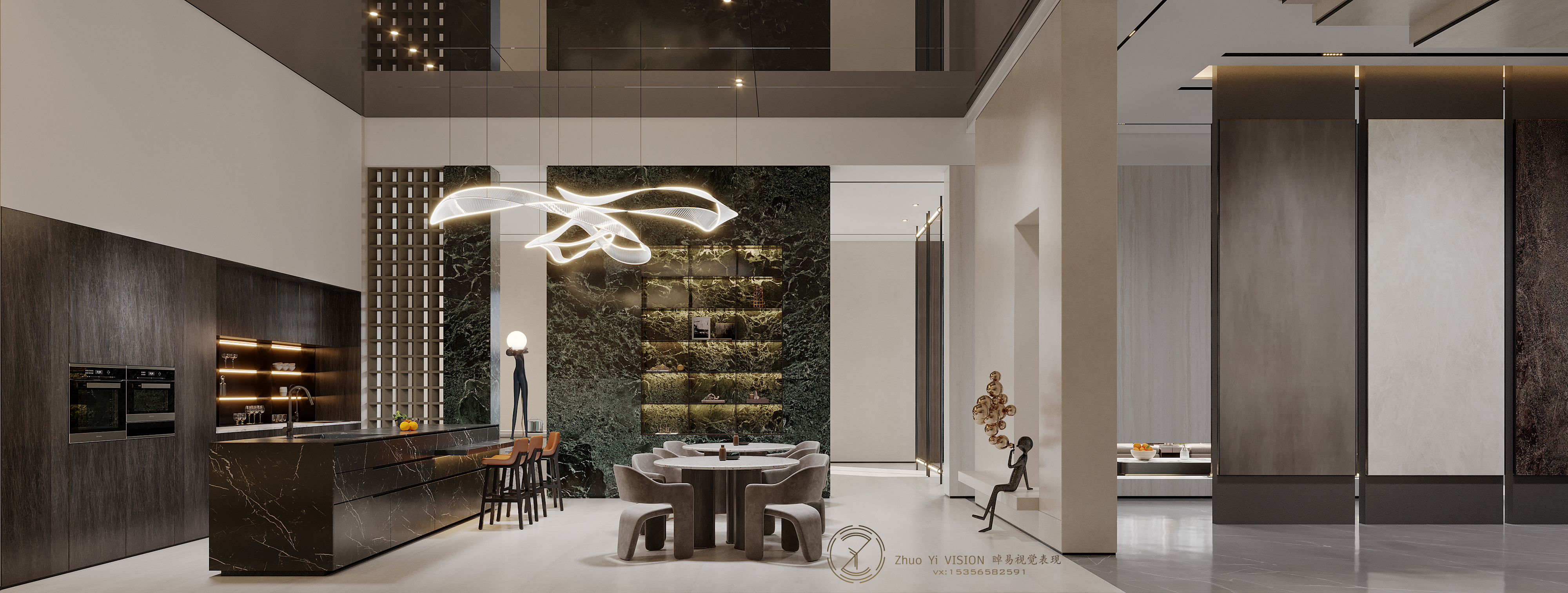 石材展厅 | 尽显奢华设计之美-4