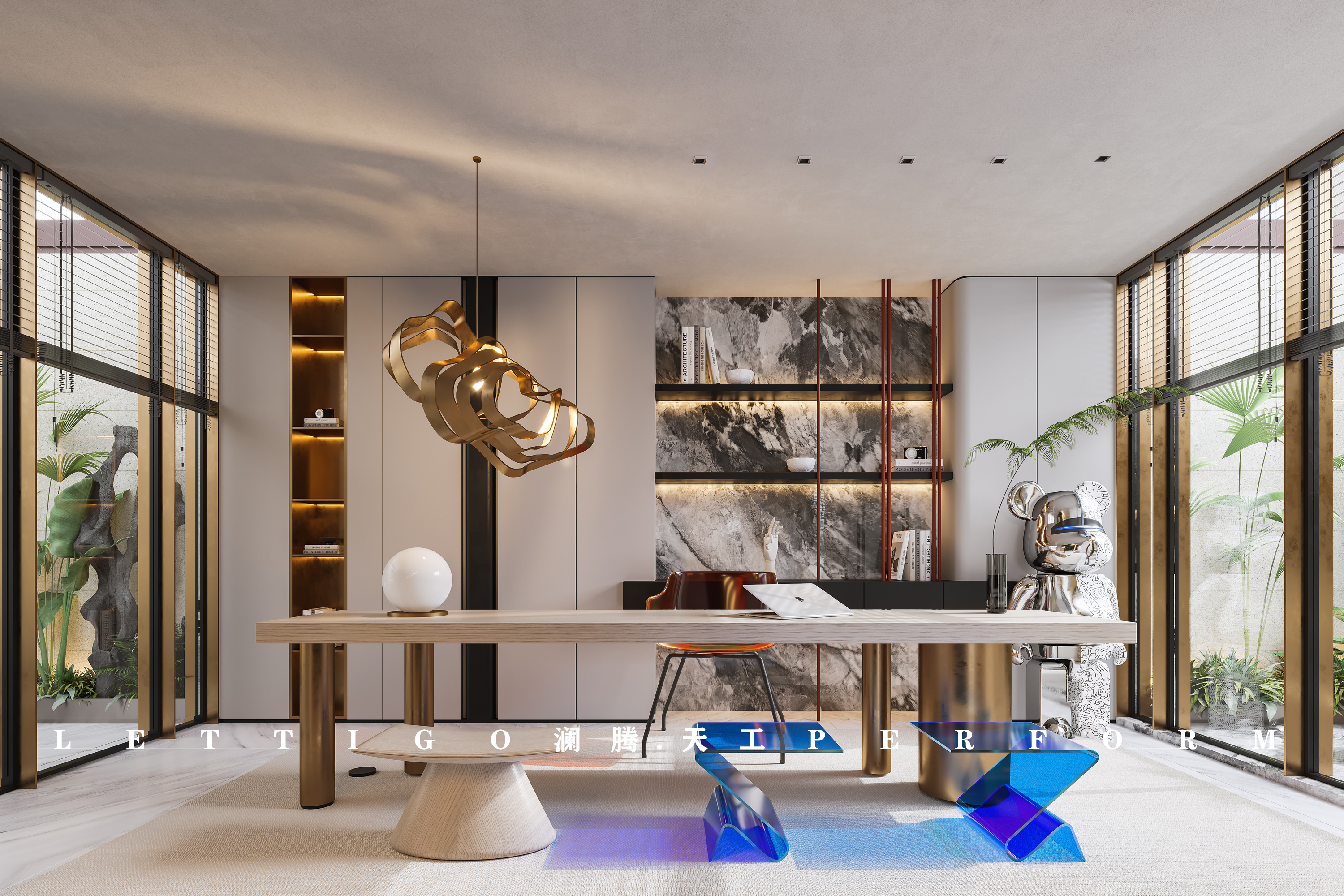 现代别墅大宅 ，耐看的设计才会越住越传舒心-9