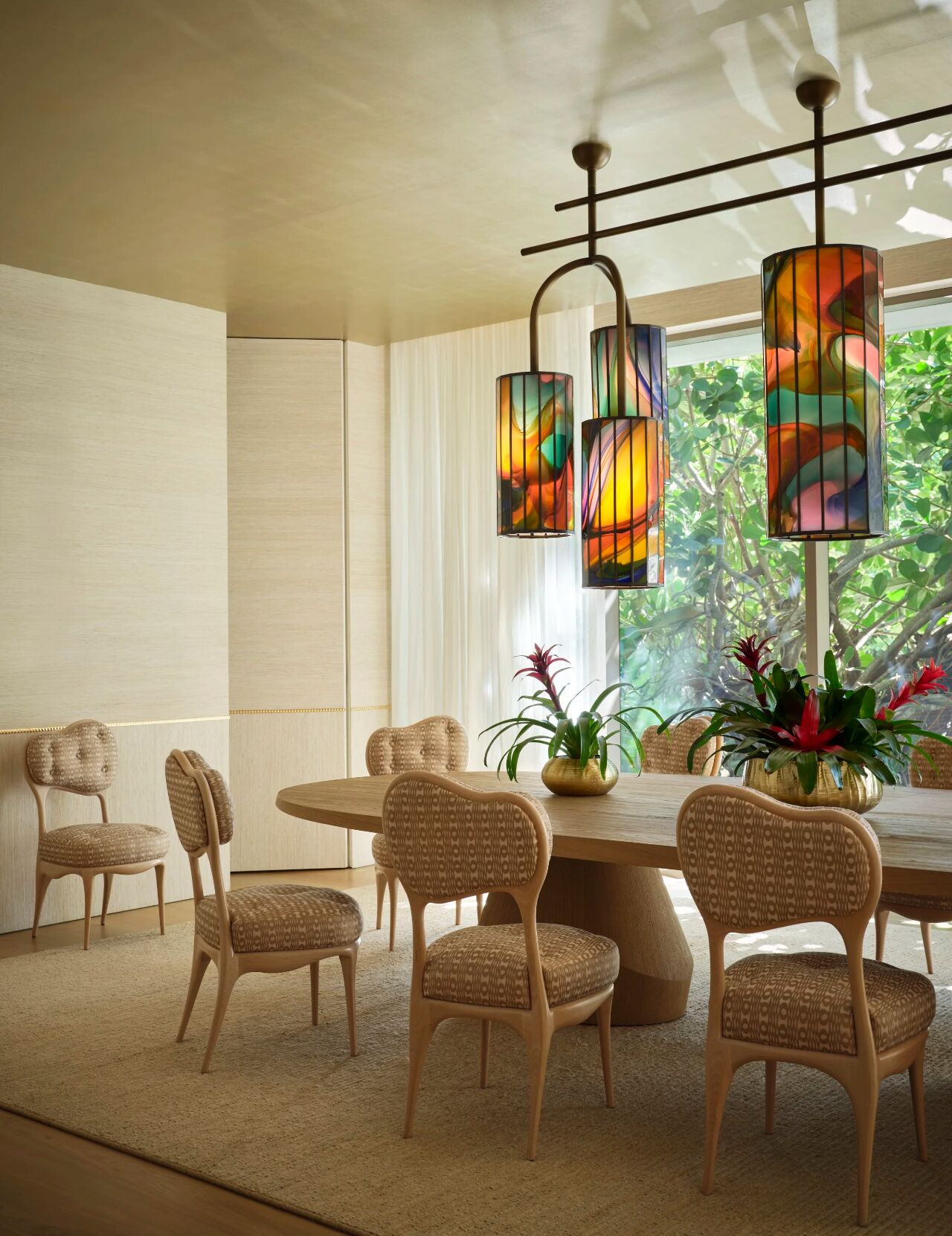 迈阿密海岸线2000㎡的禅意艺术私宅丨美国迈阿密丨Kelly Behun Studio-29