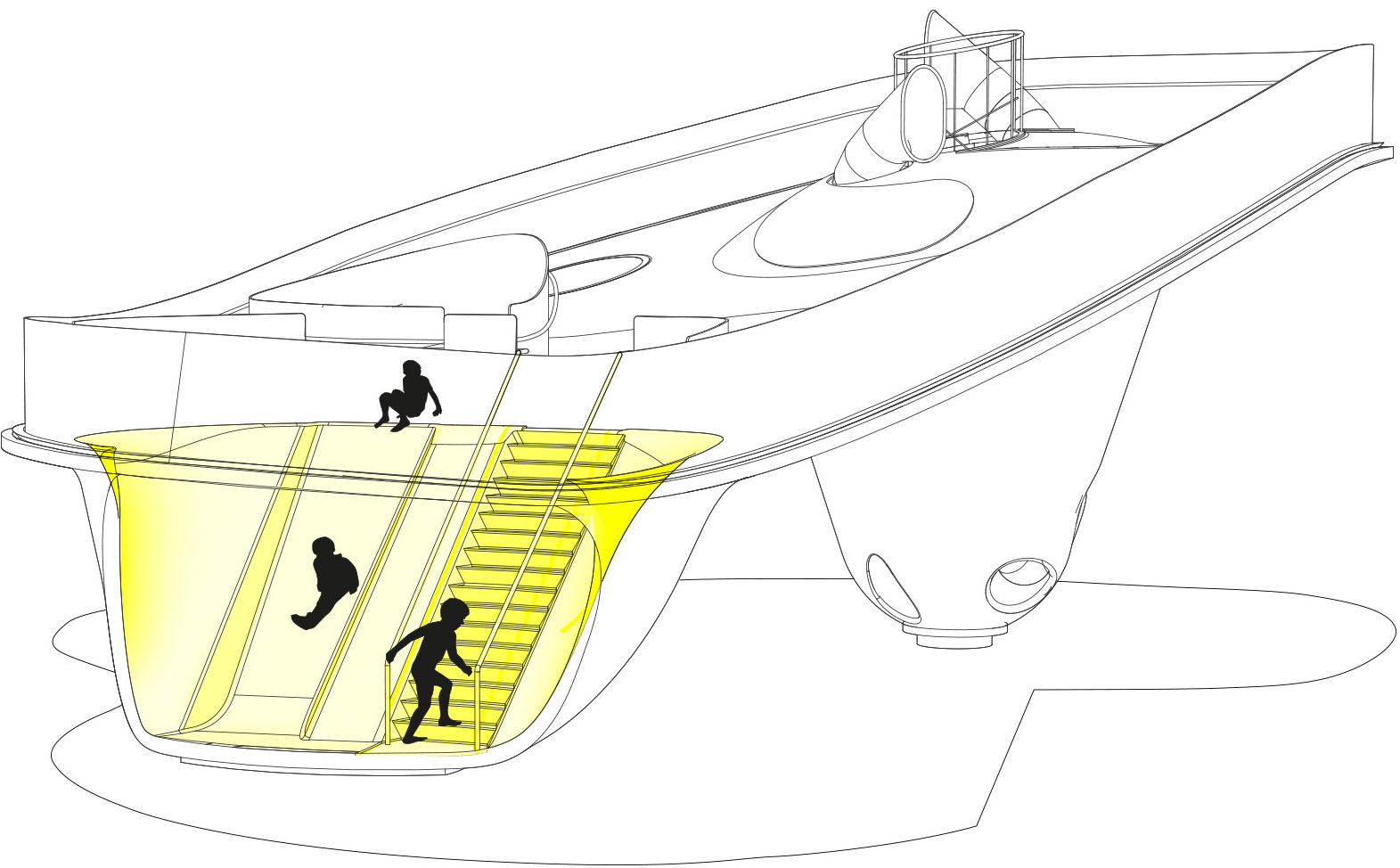 Jewel樟宜机场大楼探索滑梯，新加坡 / Carve + Playpoint-26