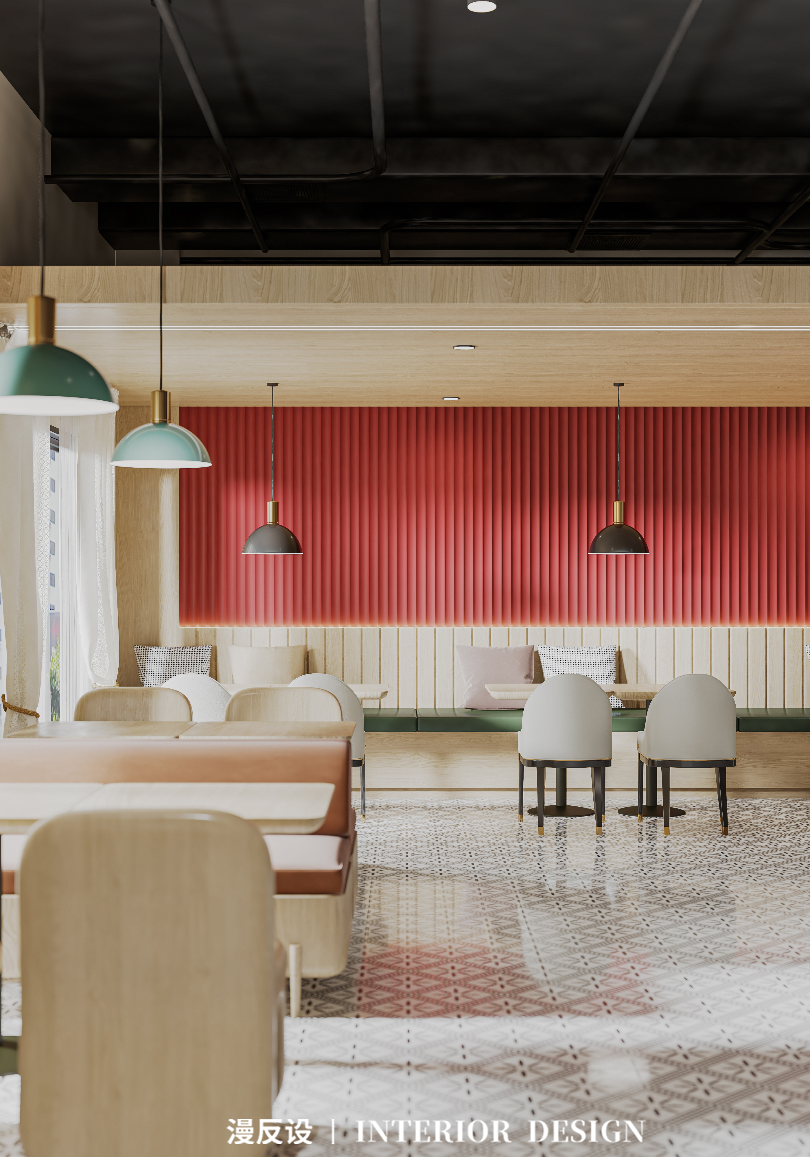 武汉漫反设空间设计 | 饮食与浪漫的完美融合-3