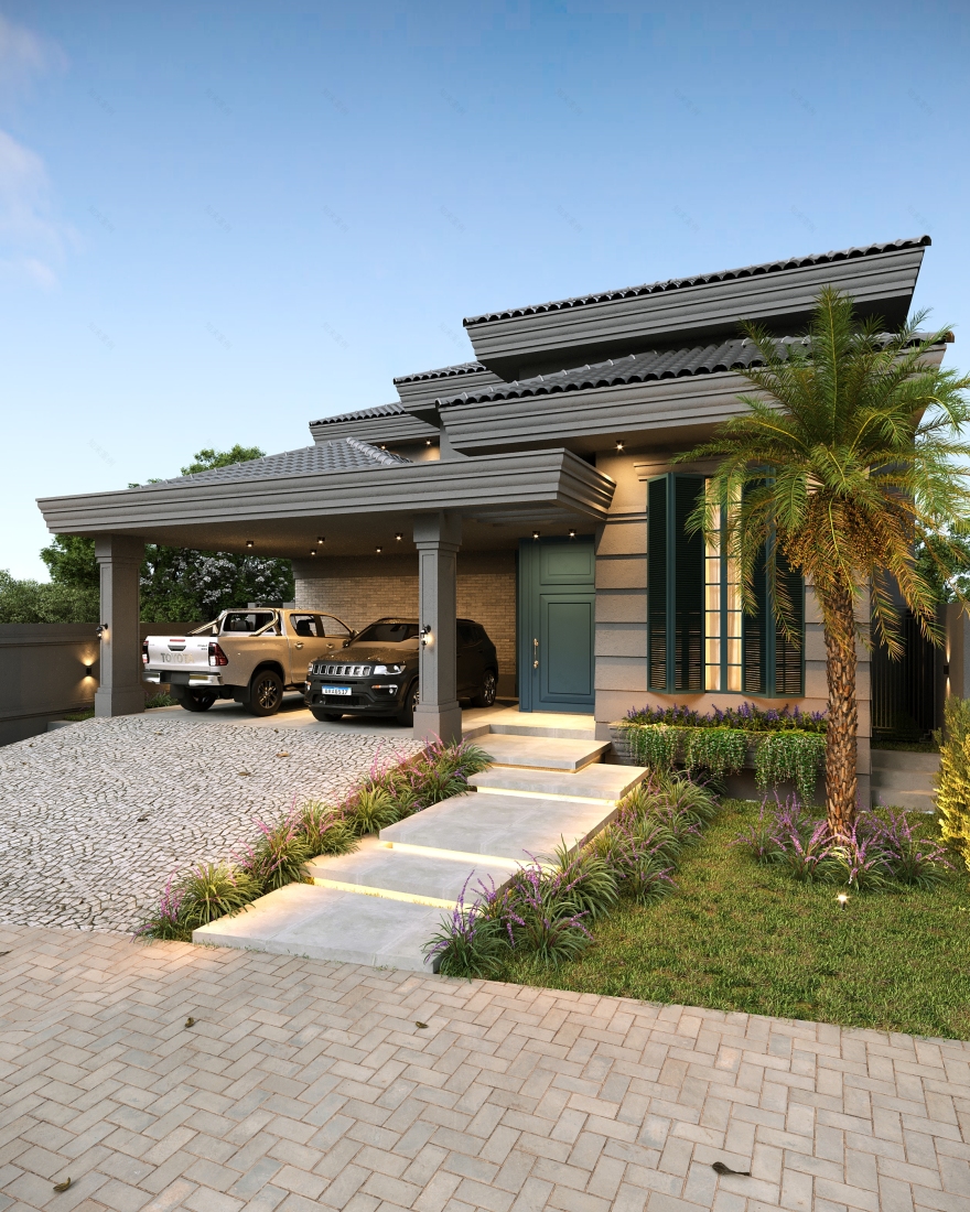 新古典主义风格的房子丨Montani 3d Studio-5