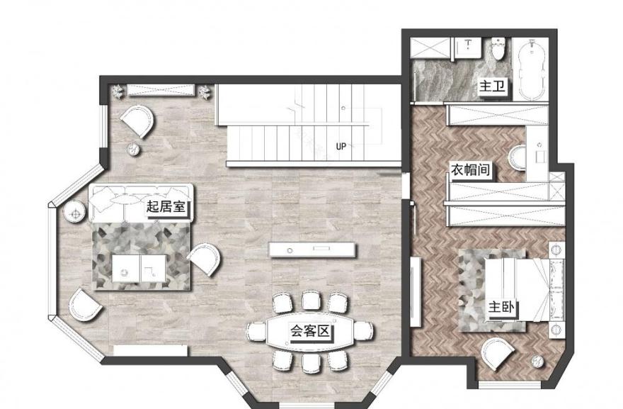 金小姐的法式轻奢生活空间-40