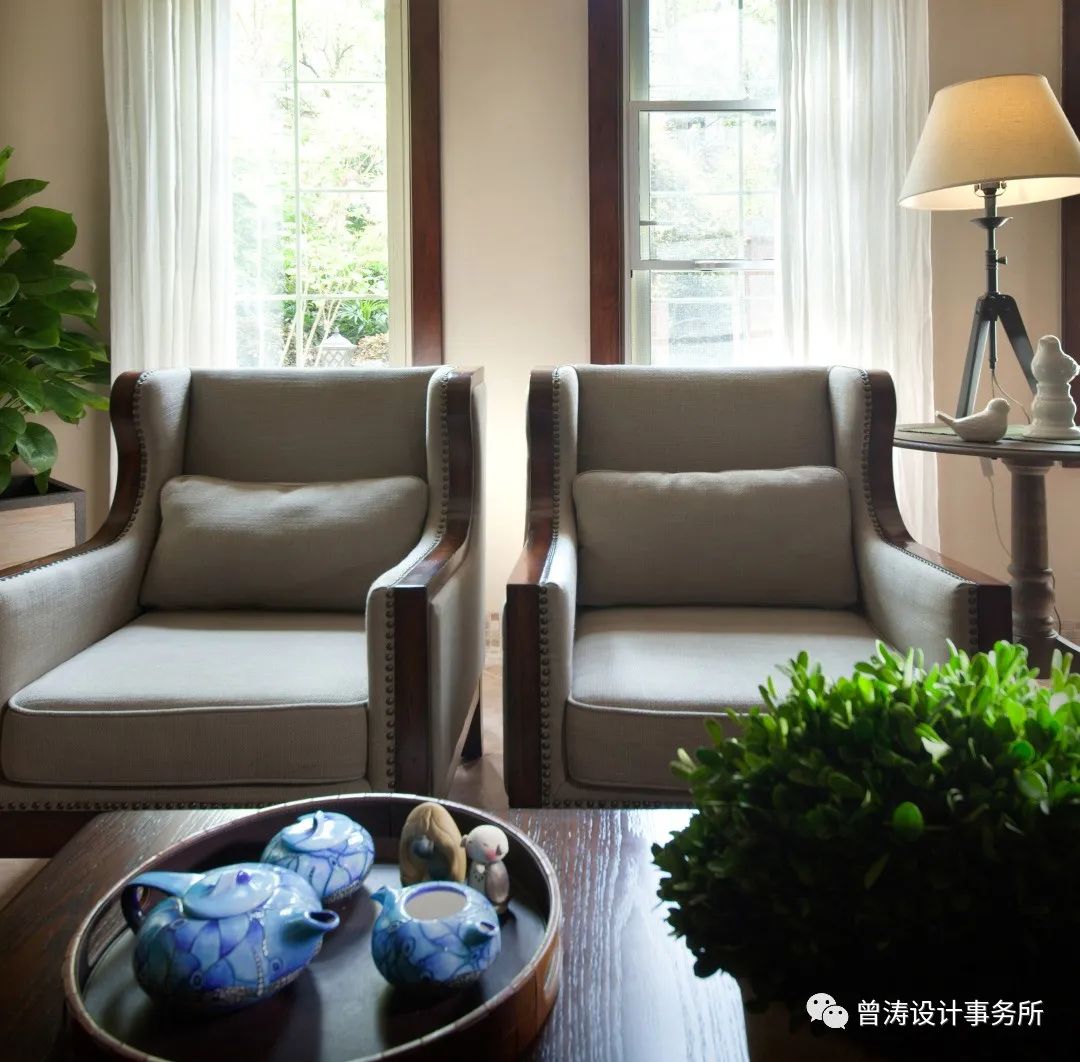 蓝湖郡花园别墅 | 美式乡村风格,光影与空间的深层对话-58