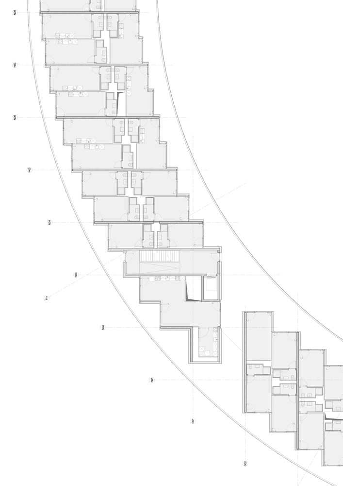 瑞士“旋涡”学生公寓丨瑞士洛桑丨Dürig AG,Itten+Brechbühl AG-45