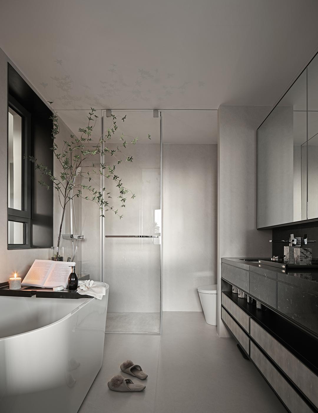 中海·大连十里观澜复式丨中国大连丨室内设计为深圳共向设计,软装设计为深圳共向美学-22