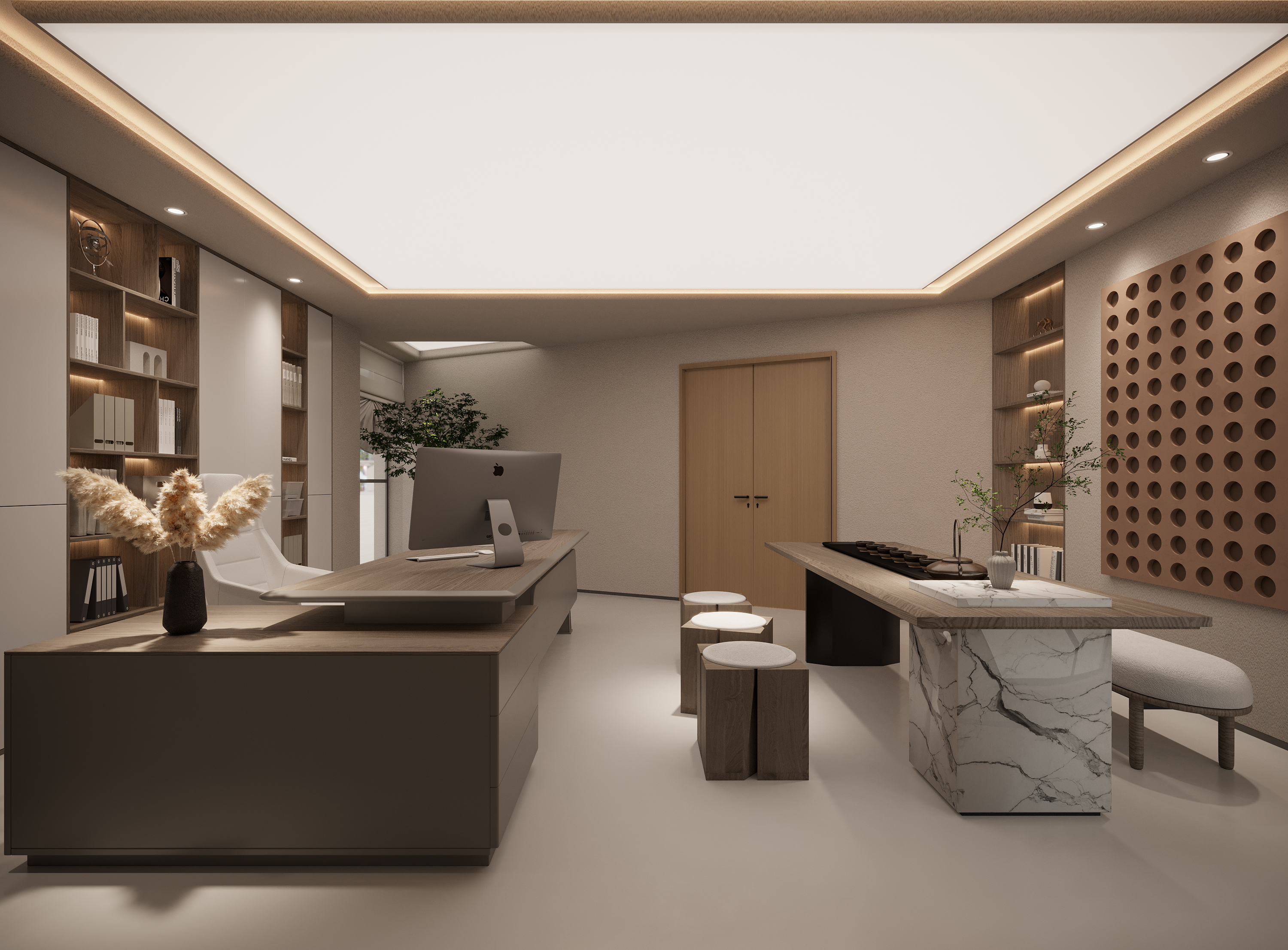 美容院 |侘寂风-4