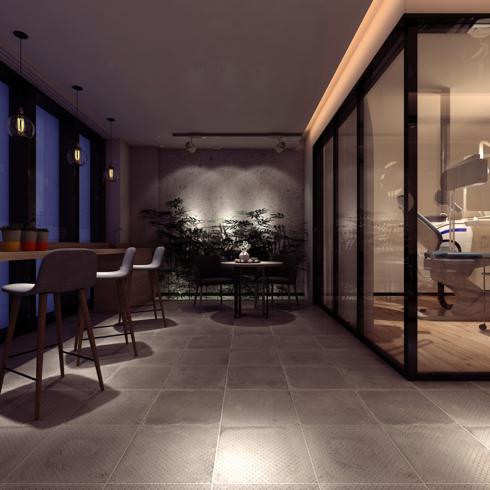 500㎡牙科门市空间设计，凤栖梧桐主创设计师李洋作品<米....-24