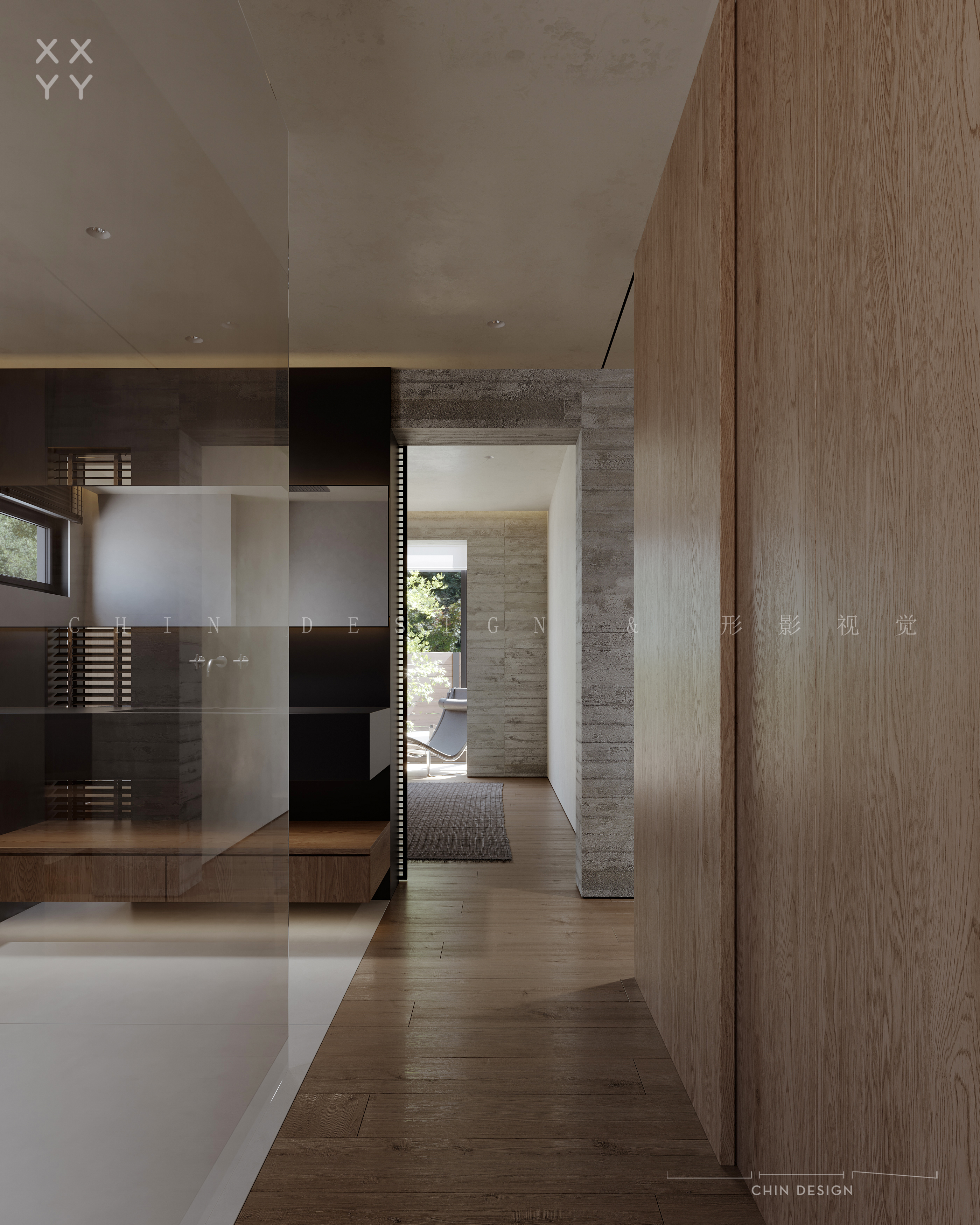 一层带小院之典范丨尺与匙空间设计-22