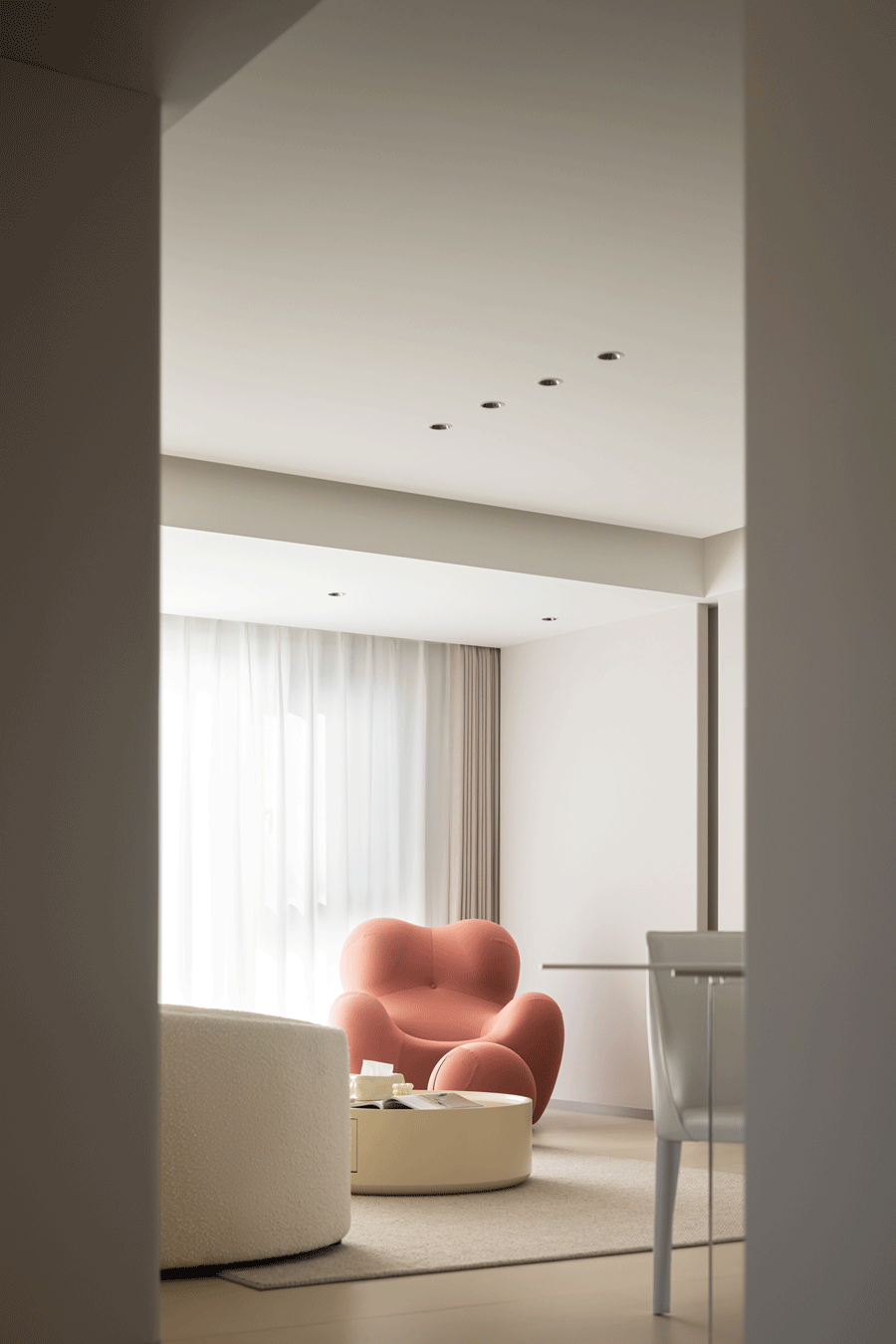 简约纯粹,温馨奶咖色丨中国江西丨东创空间设计-17