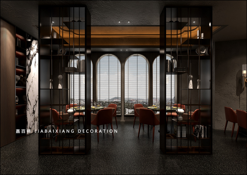 贵州茅台镇凡酝时尚餐厅设计-3