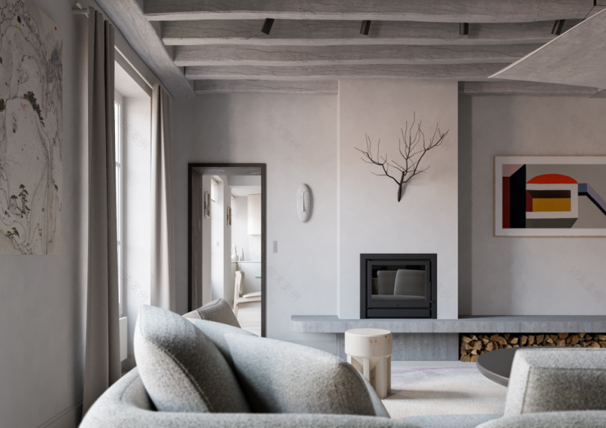 现代法式精致生动的居住空间丨Studiovlach-10