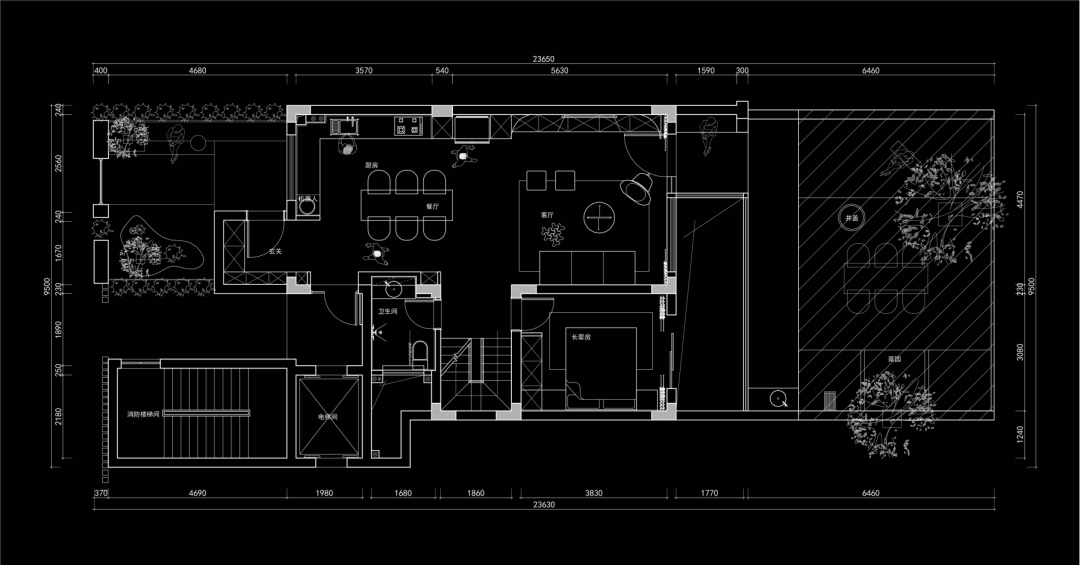 450㎡极简风格理想家丨中国长沙丨周笙笙全案设计工作室-7