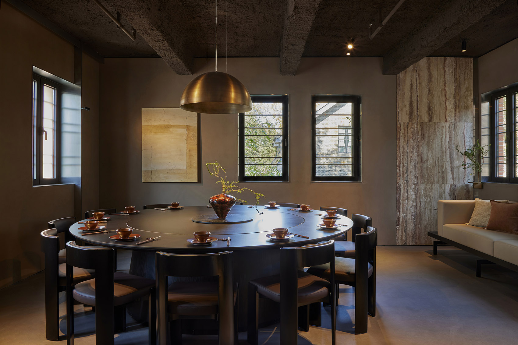 “葱茏”餐厅丨中国南京丨八荒设计团队-158