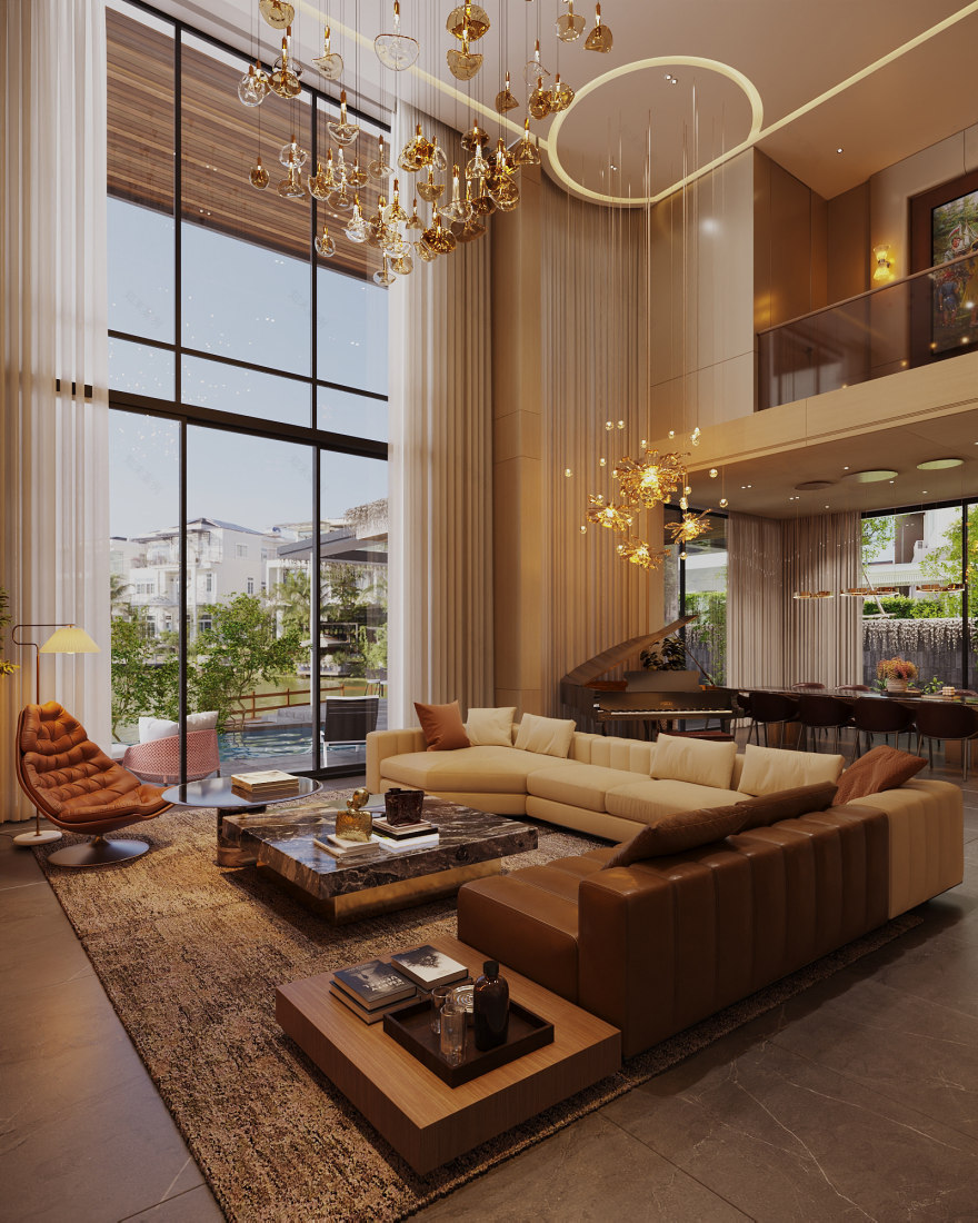 Villa 73别墅设计项目丨越南丨GiangLe & M+ Architecture-38