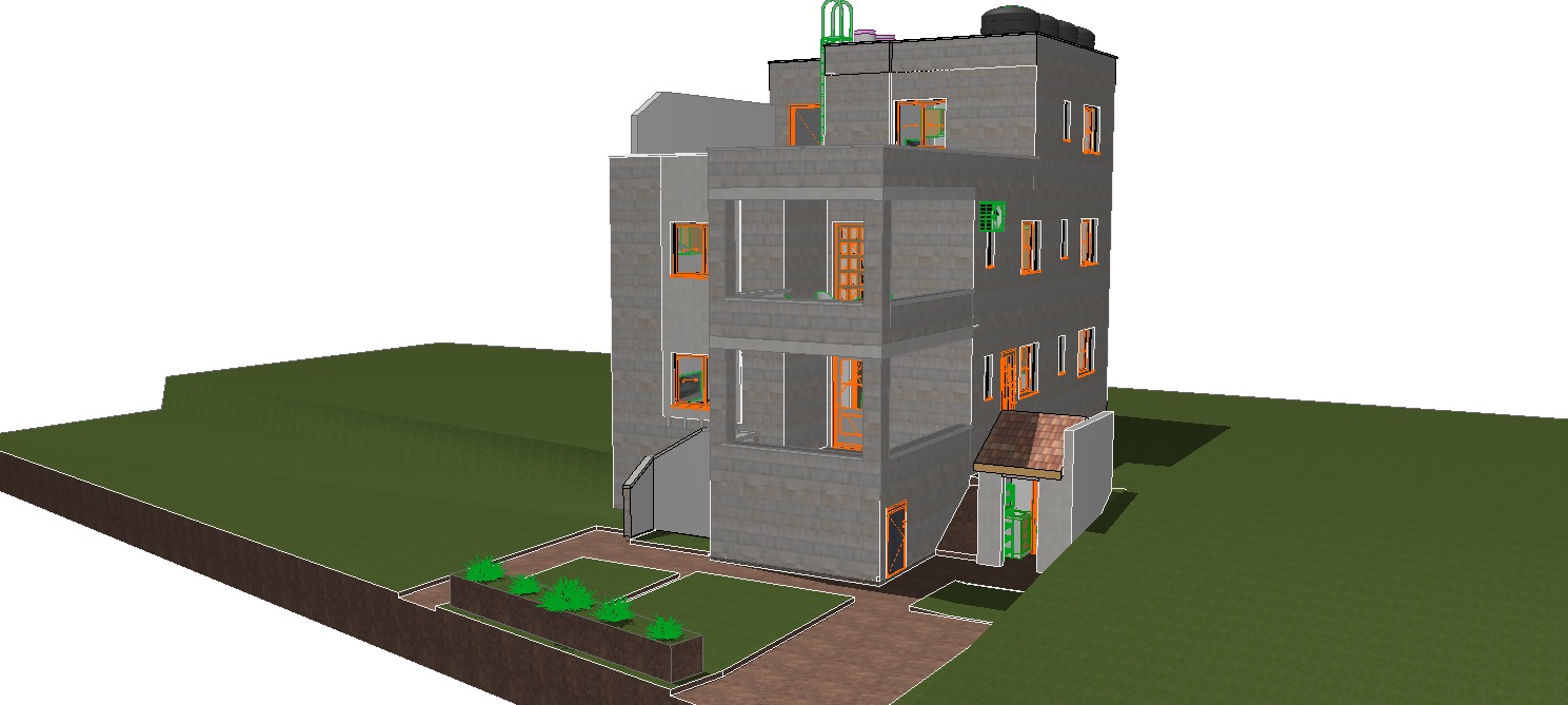 S. House / using BIM technology-2
