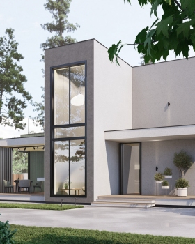 160㎡橄榄色调两层小住宅（ARXY工作室作品）