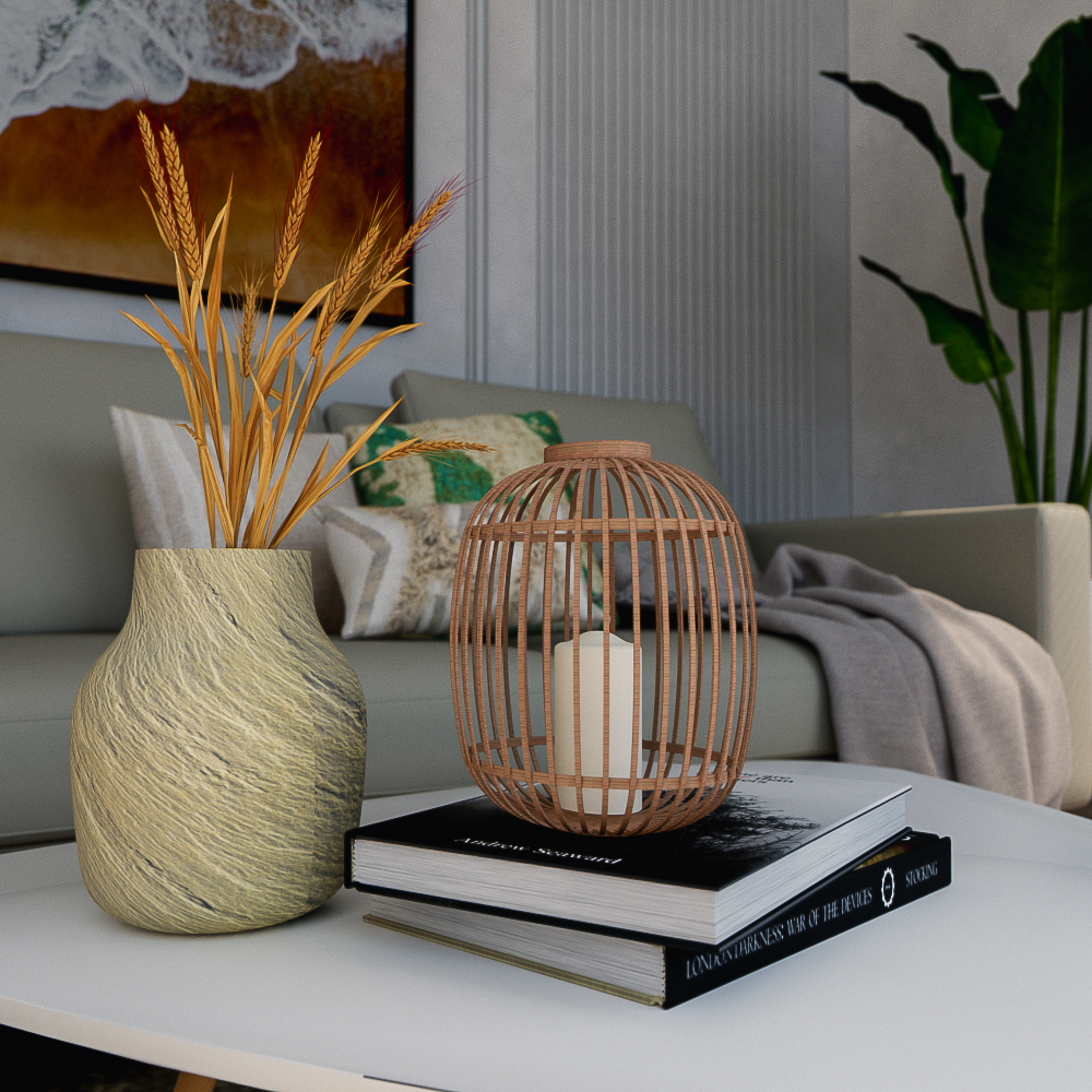 Modern Living Room — Interior Visualization-2