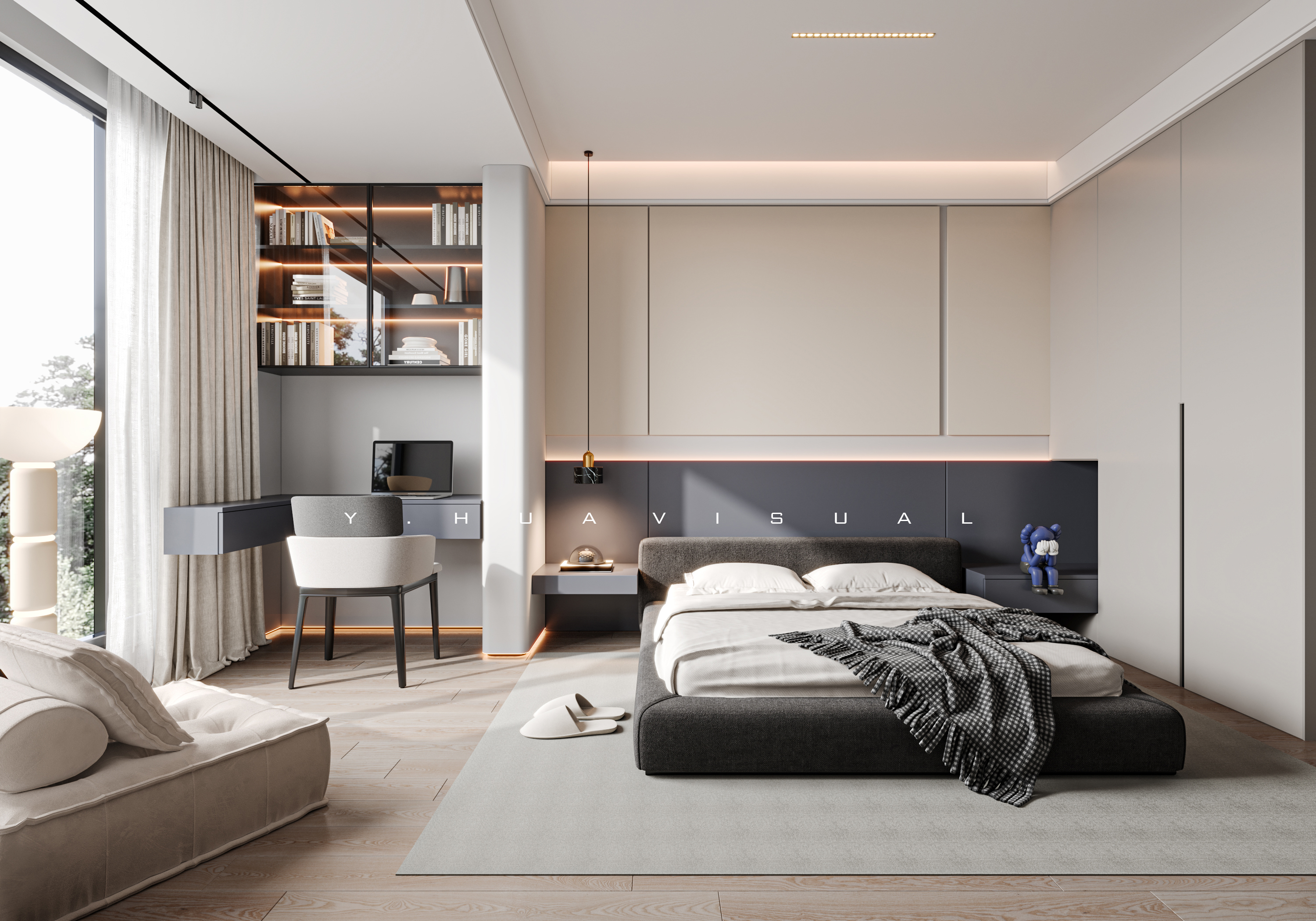 乙画视觉｜卧室篇-8